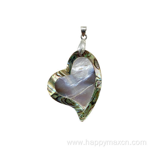 Craft heart shell pendants for jewelry making